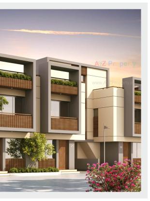 Elevation of real estate project Krishna Vihar located at Karodiya, Vadodara, Gujarat