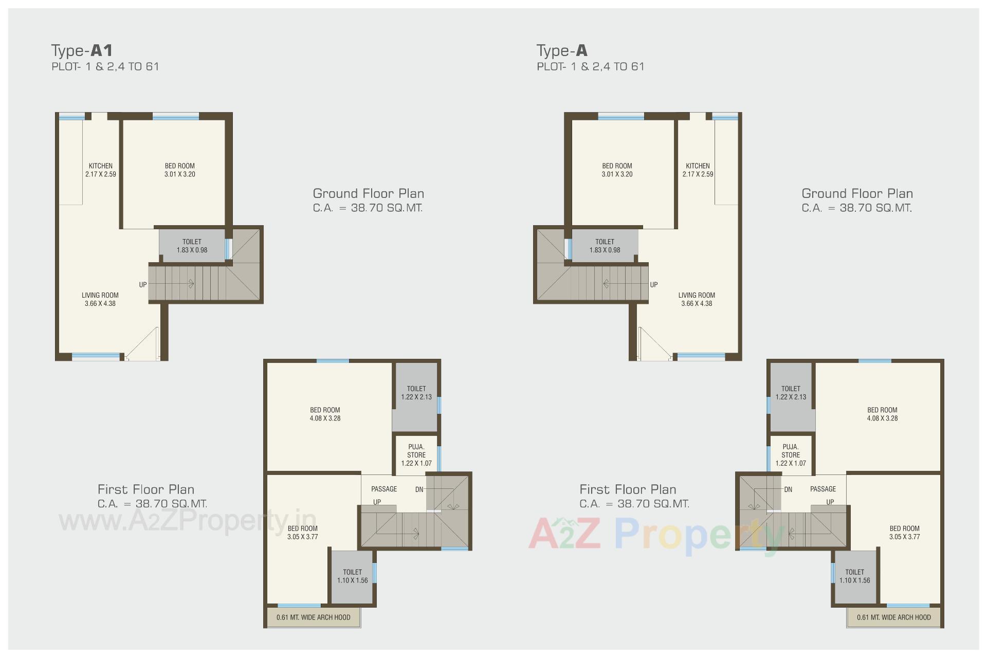 Layout of real estate project Krishna Vihar located at Karodiya, Vadodara, Gujarat