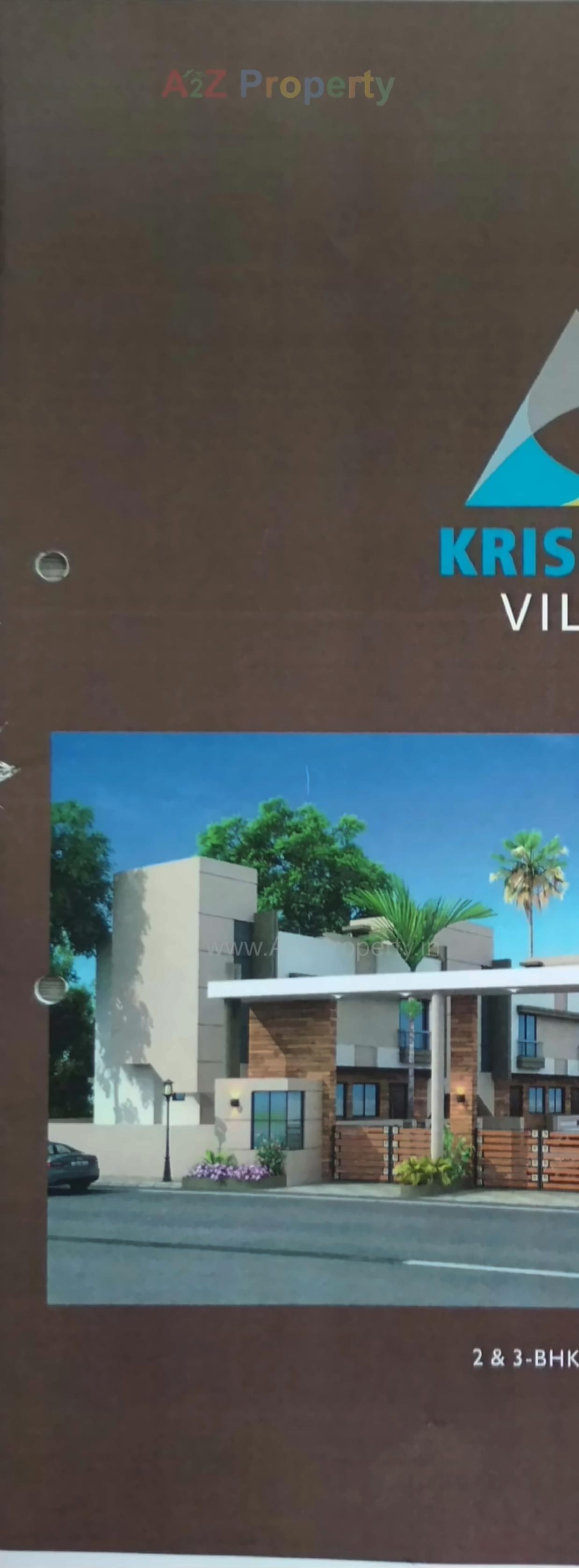 3D Elevation of real estate project Krishna Villa located at Dashrath, Vadodara, Gujarat