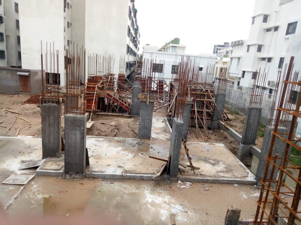 181228_const of real estate project Krishnam Airwings located at Vadodara, Vadodara, Gujarat