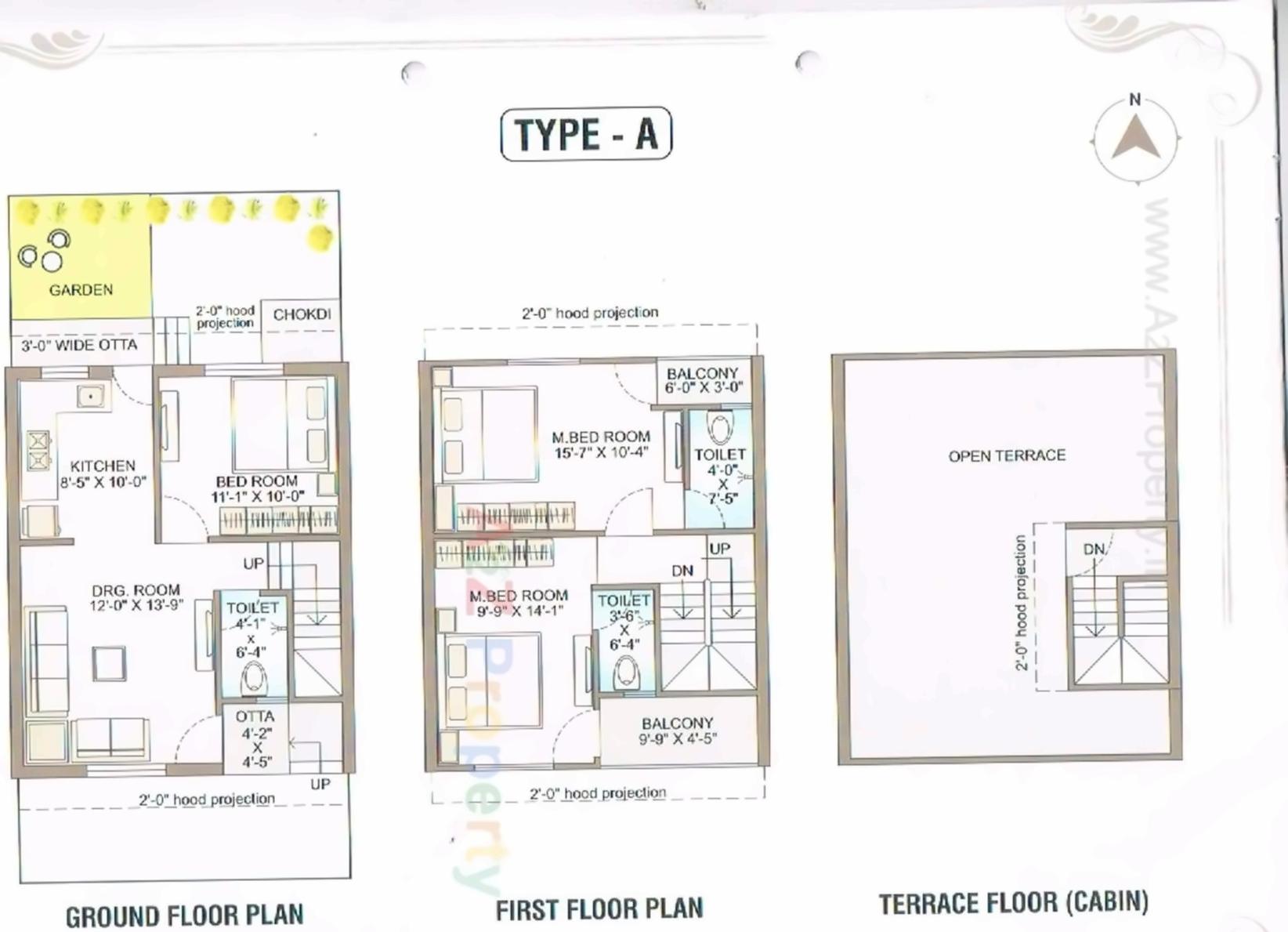 Layout of real estate project Kuber Residency located at Dabhoi, Vadodara, Gujarat