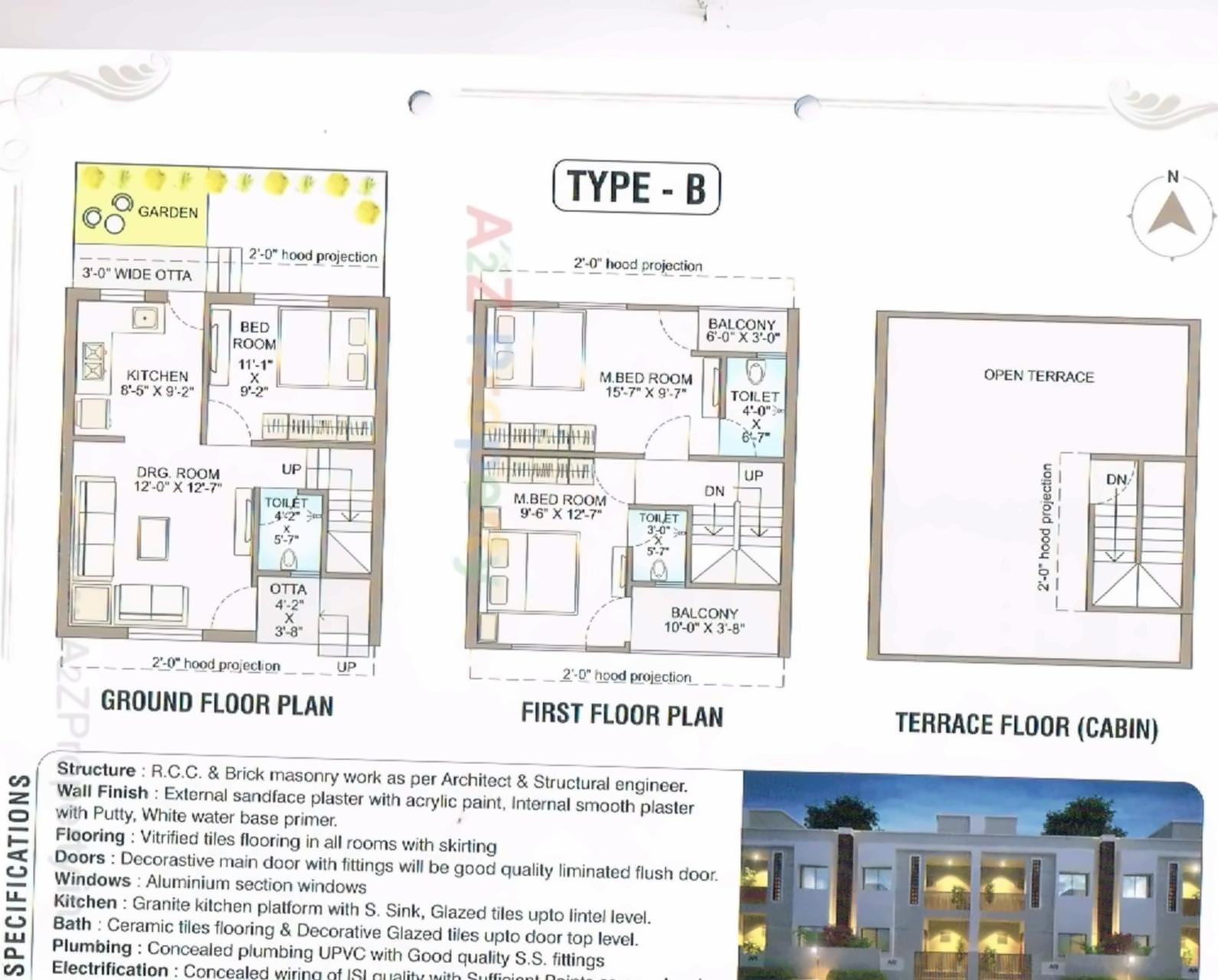 Layout of real estate project Kuber Residency located at Dabhoi, Vadodara, Gujarat