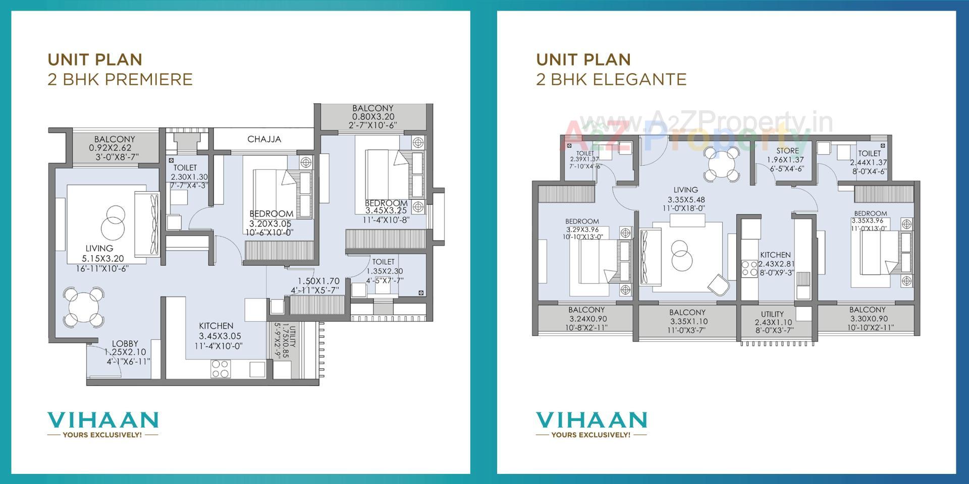 Layout of real estate project L T Realty Vihaan located at Nizampura, Vadodara, Gujarat