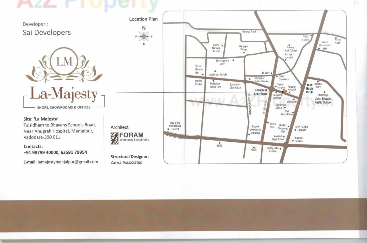  of real estate project La Majesty located at Vadodara, Vadodara, Gujarat