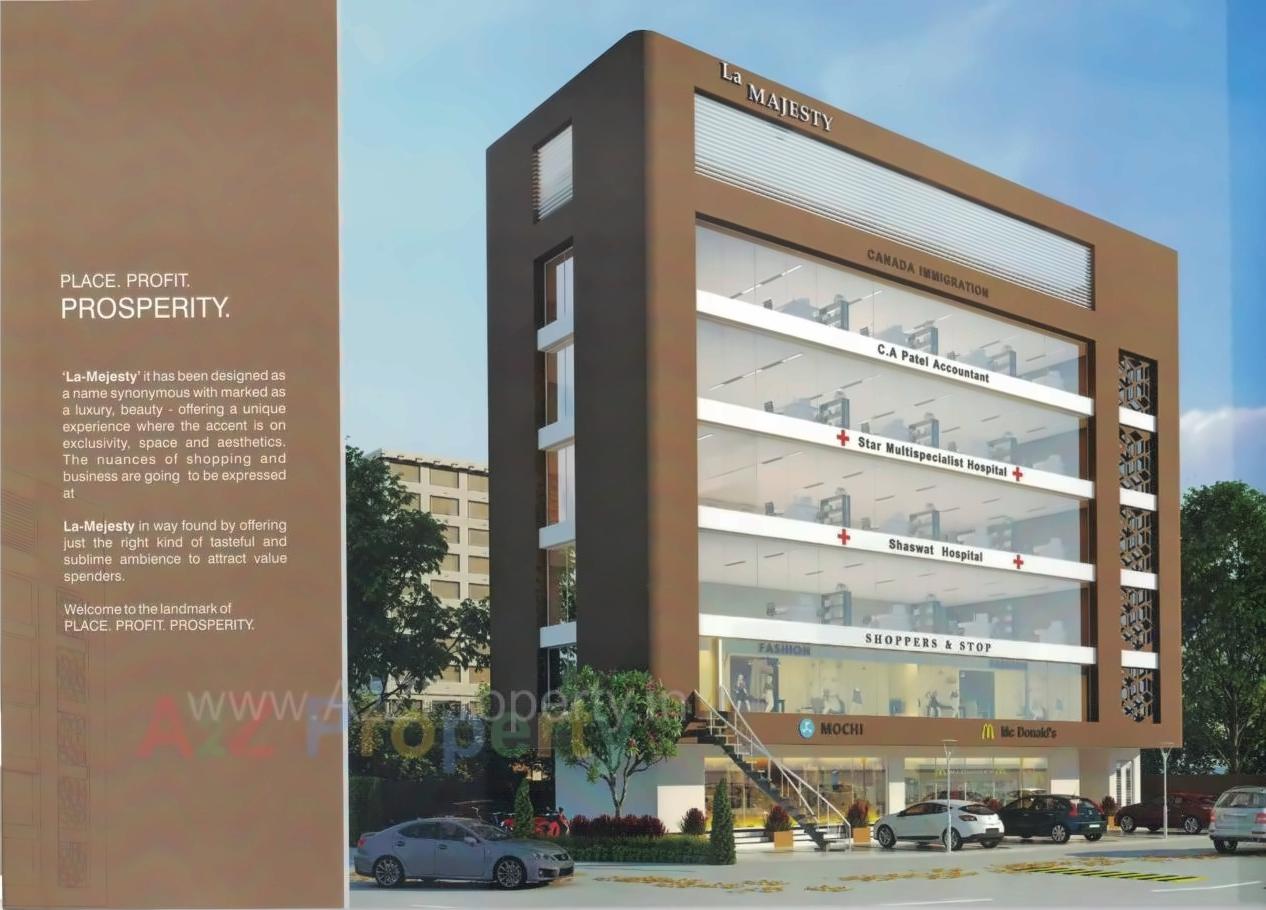 3D Elevation of real estate project La Majesty located at Vadodara, Vadodara, Gujarat