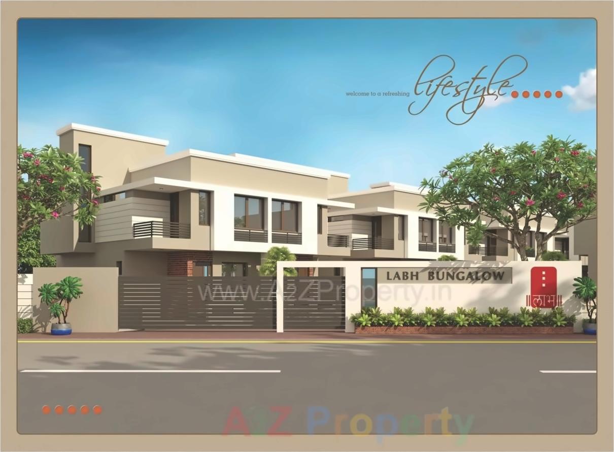 3D Elevation of real estate project Labh Bunglow located at Bill, Vadodara, Gujarat