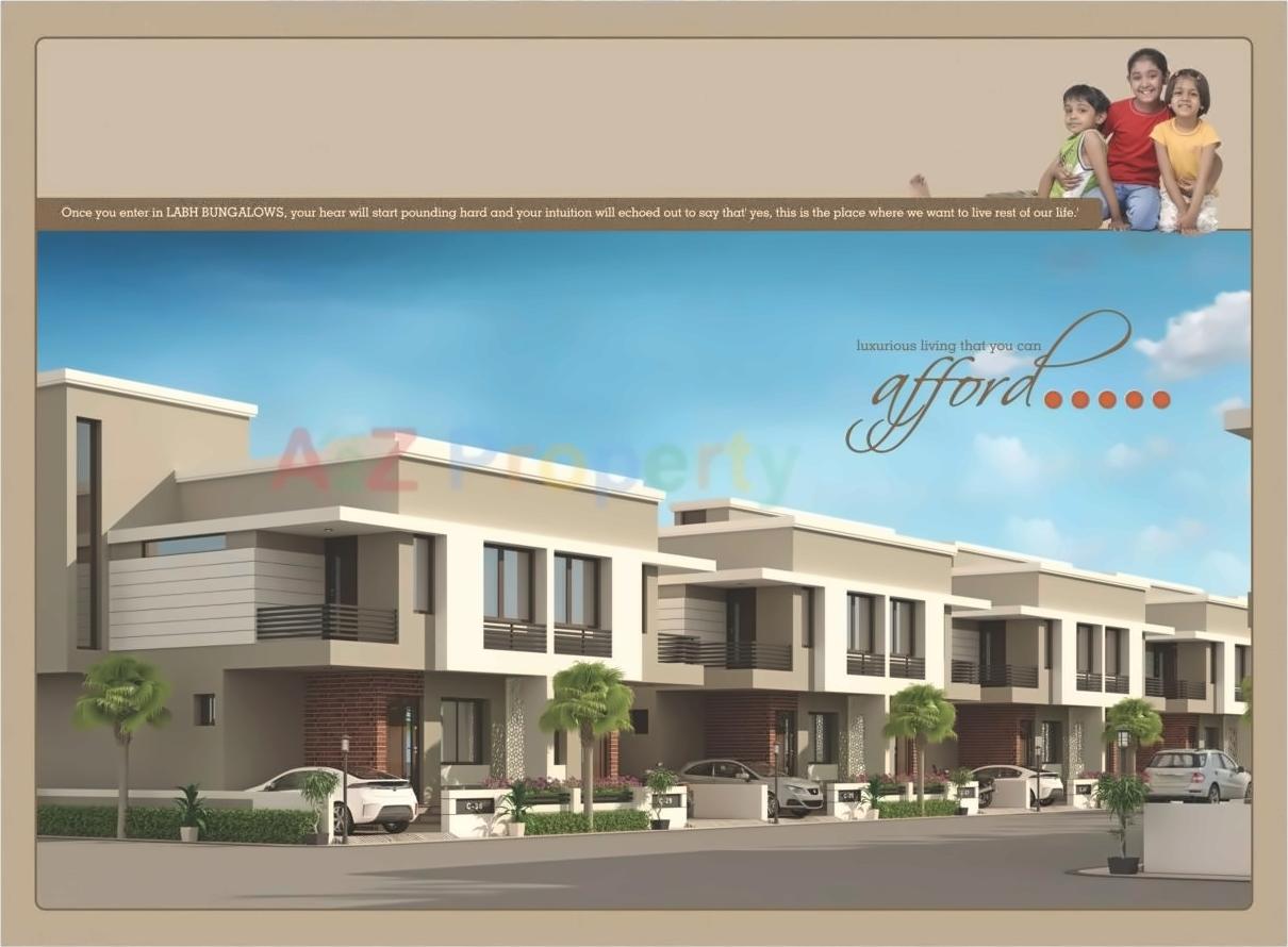 3D Elevation of real estate project Labh Bunglow located at Bill, Vadodara, Gujarat