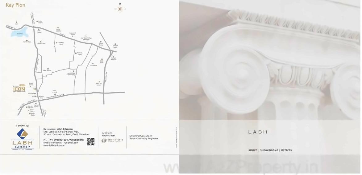  of real estate project Labh Icon located at Gotri, Vadodara, Gujarat