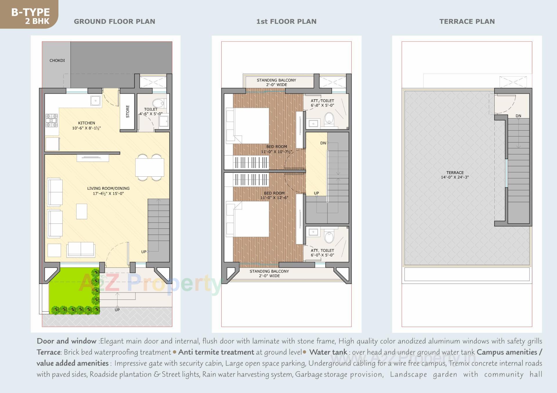 Layout of real estate project Lake Tree located at Waghodiya, Vadodara, Gujarat