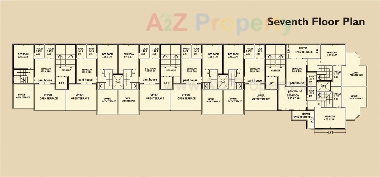 Layout of real estate project Lakshya Meadow located at Vemali, Vadodara, Gujarat