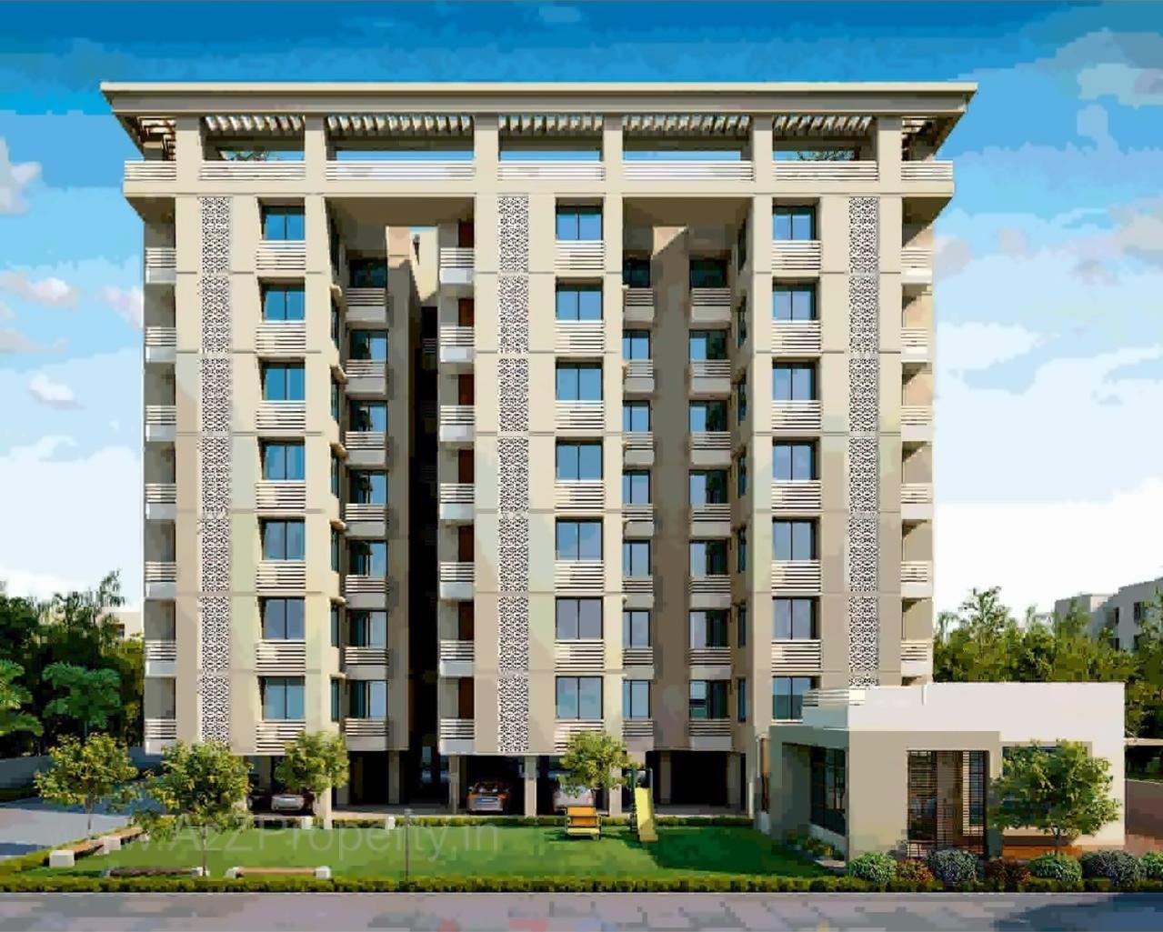 3D Elevation of real estate project Landmark Prime located at Tandalja, Vadodara, Gujarat