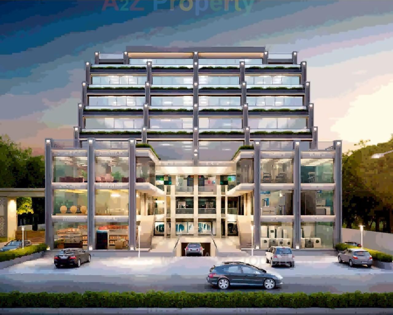 3D Elevation of real estate project Landmark Prime located at Tandalja, Vadodara, Gujarat