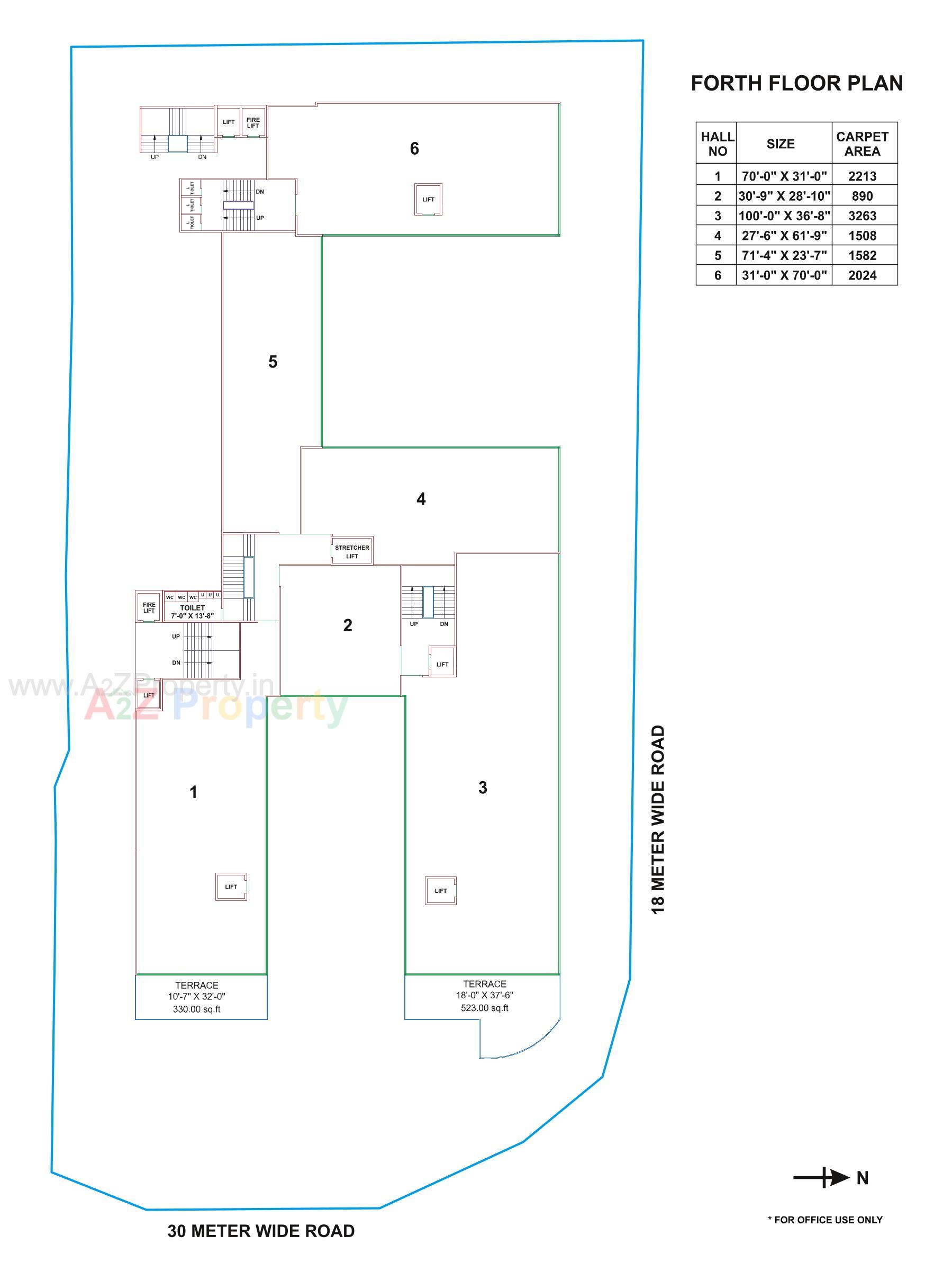 Layout of real estate project Landmark located at Sevasi, Vadodara, Gujarat