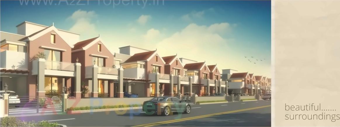 3D Elevation of real estate project Lavanya Banglows (tena   To 61, 145 To 166) located at Ankhol, Vadodara, Gujarat