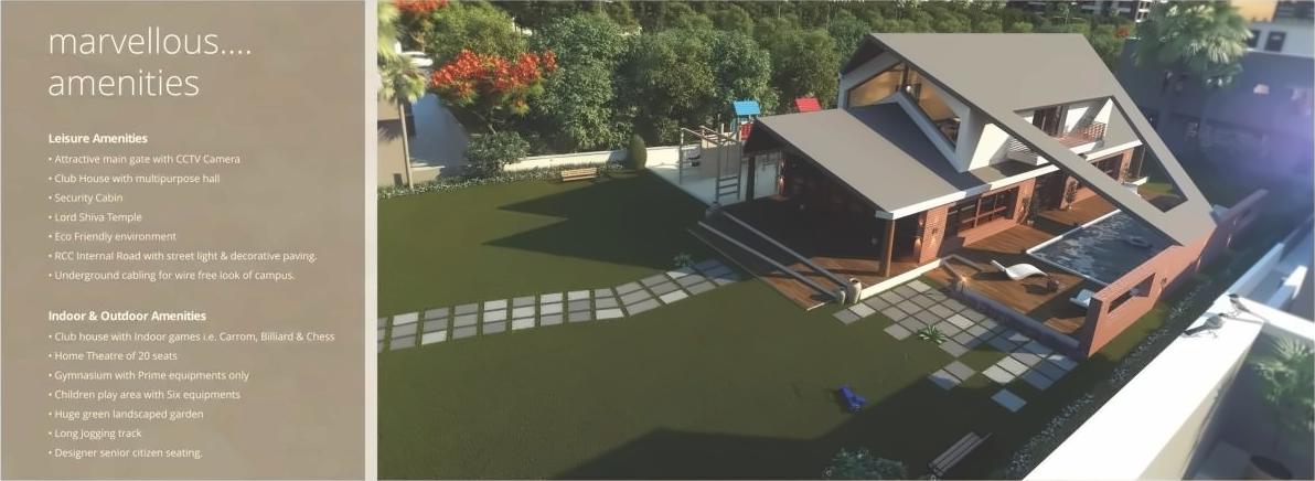 3D Elevation of real estate project Lavanya Banglows (tena   To 61, 145 To 166) located at Ankhol, Vadodara, Gujarat