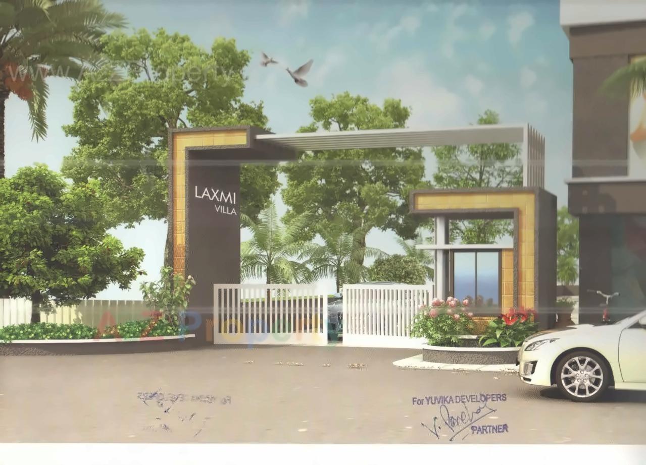 3D Elevation of real estate project Laxmi Villa located at Jambuva, Vadodara, Gujarat