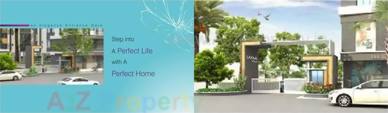 3D Elevation of real estate project Laxmi Villa located at Jambuva, Vadodara, Gujarat