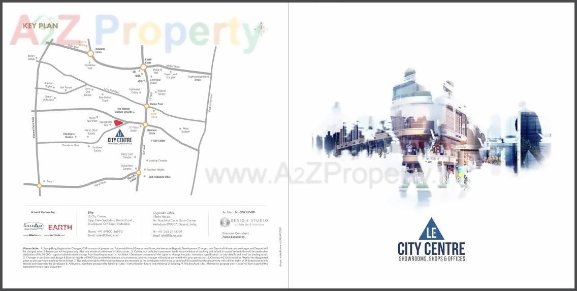  of real estate project Le City Centre located at Akota, Vadodara, Gujarat