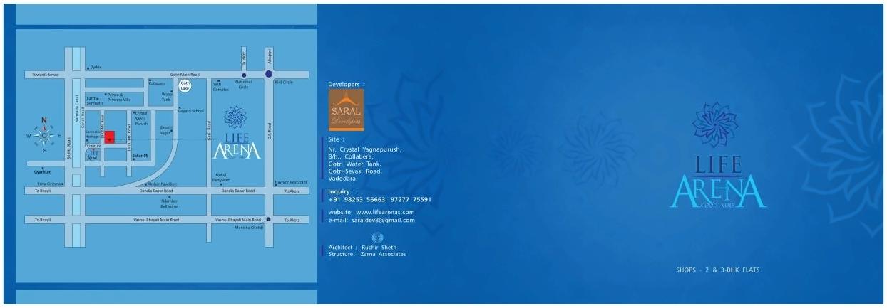  of real estate project Life Arena located at Sevasi, Vadodara, Gujarat