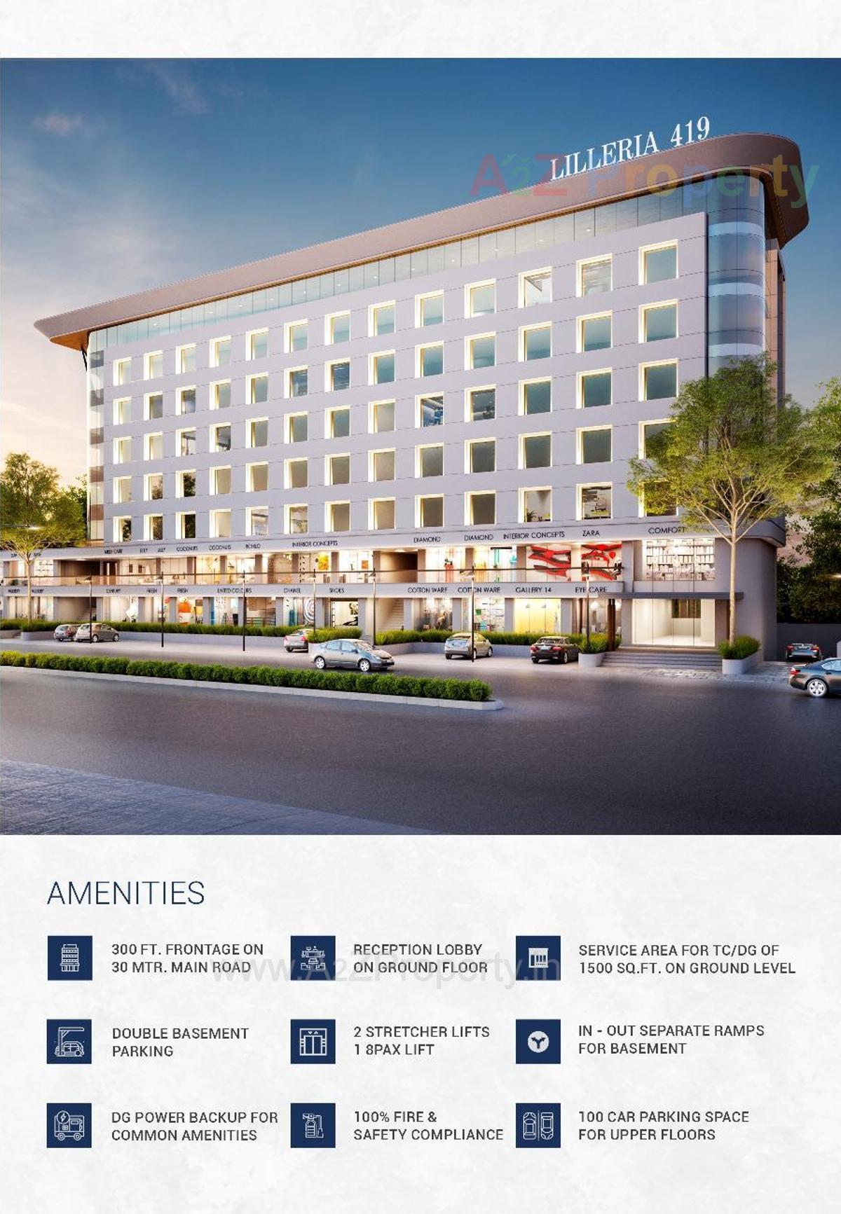 3D Elevation of real estate project Lilleria located at Vadodara, Vadodara, Gujarat