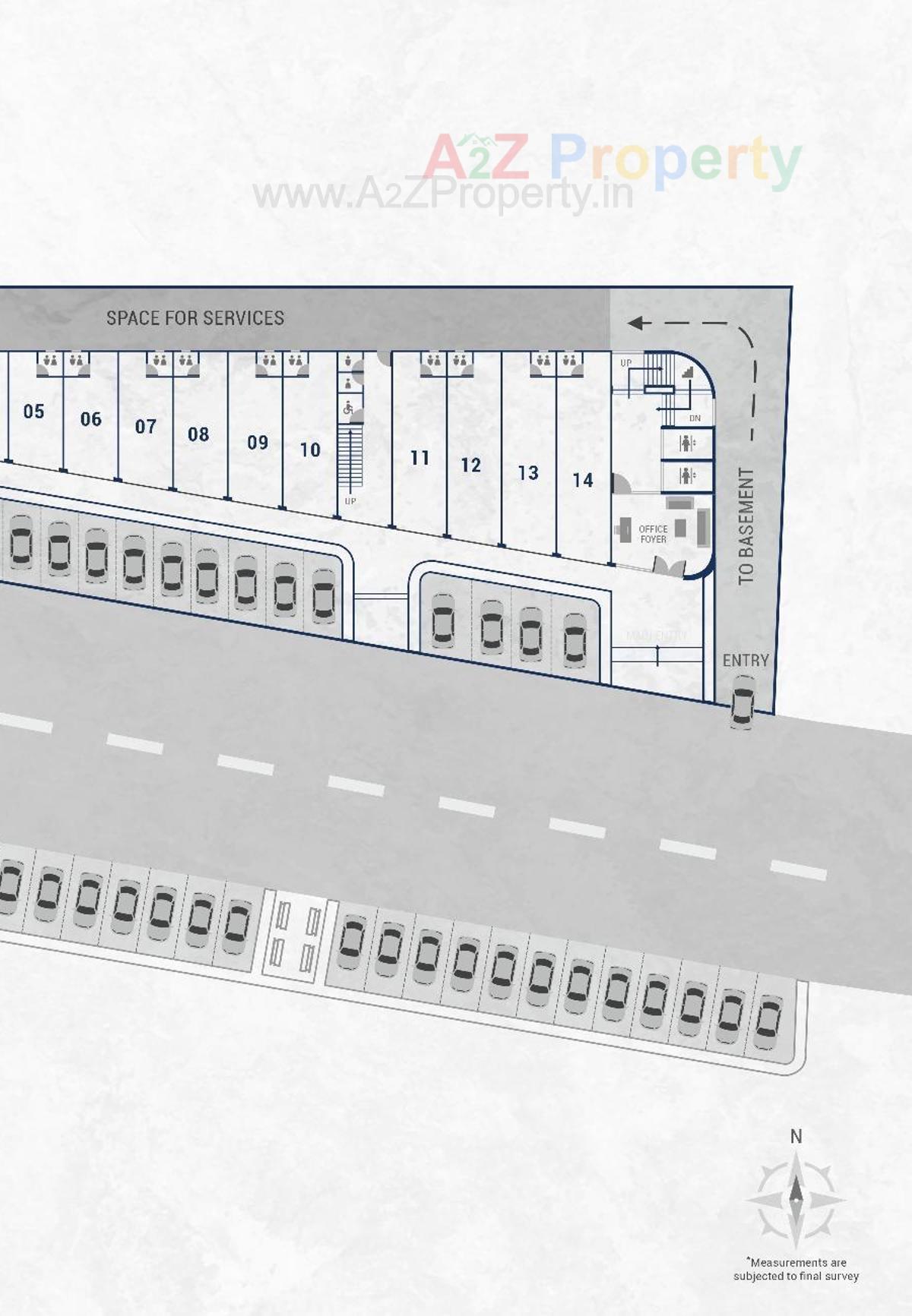 Layout of real estate project Lilleria located at Vadodara, Vadodara, Gujarat