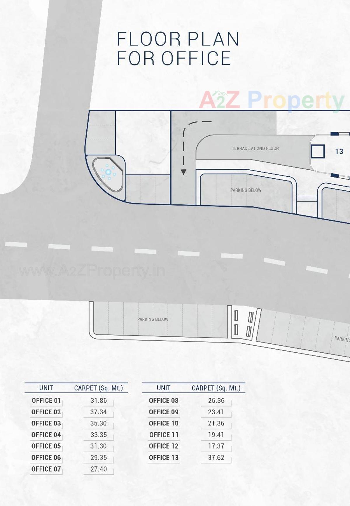 Layout of real estate project Lilleria located at Vadodara, Vadodara, Gujarat