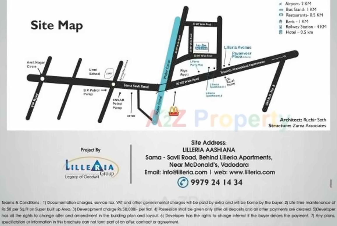 of real estate project Lilleria Aashiana located at Sama, Vadodara, Gujarat