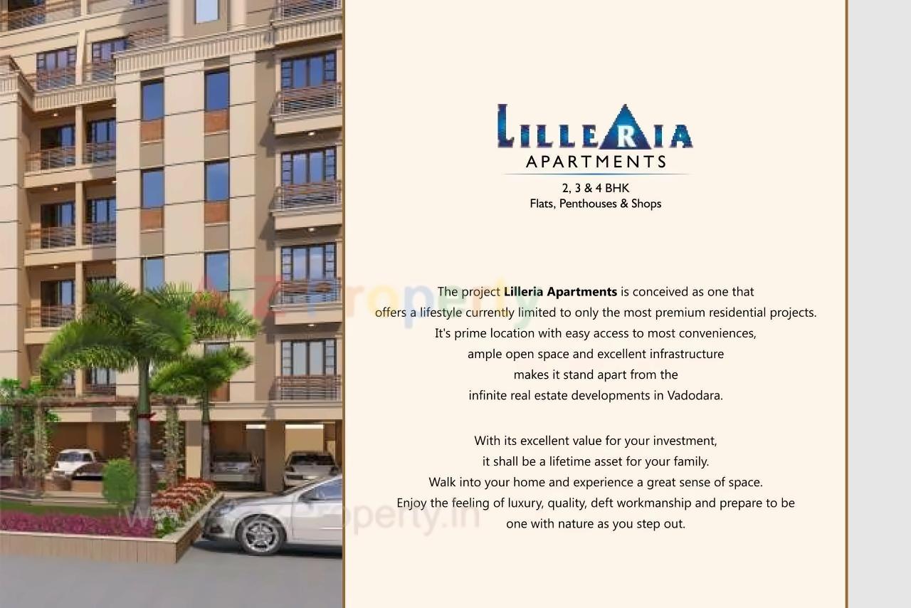  of real estate project Lilleria Apartments located at Sama, Vadodara, Gujarat