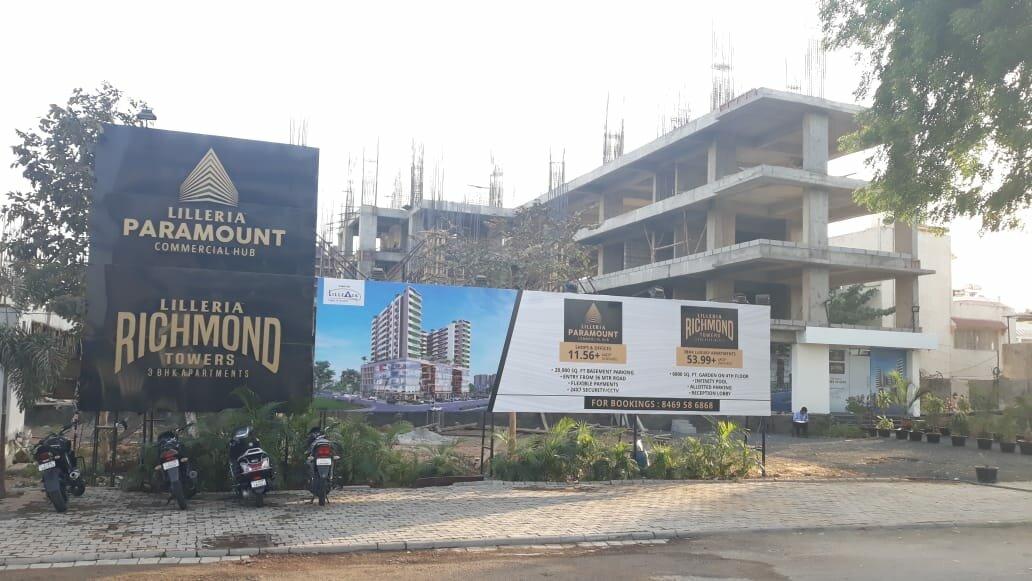 127585_const of real estate project Lilleria Paramount   Richmond Towers located at Manjalpur, Vadodara, Gujarat