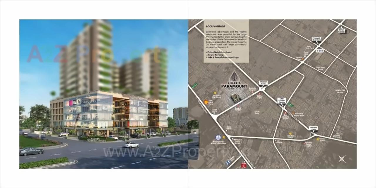  of real estate project Lilleria Paramount   Richmond Towers located at Manjalpur, Vadodara, Gujarat
