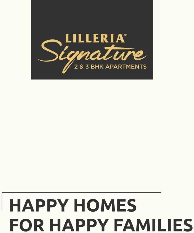  of real estate project Lilleria Signature located at Gotri, Vadodara, Gujarat
