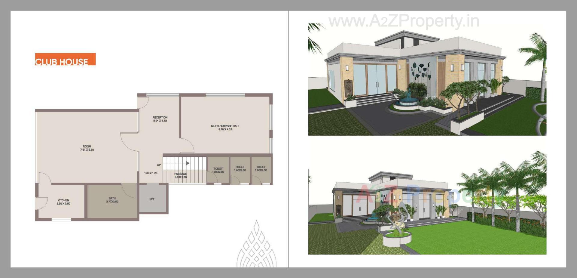 Layout of real estate project Lotus Lifestyle located at Vemali, Vadodara, Gujarat