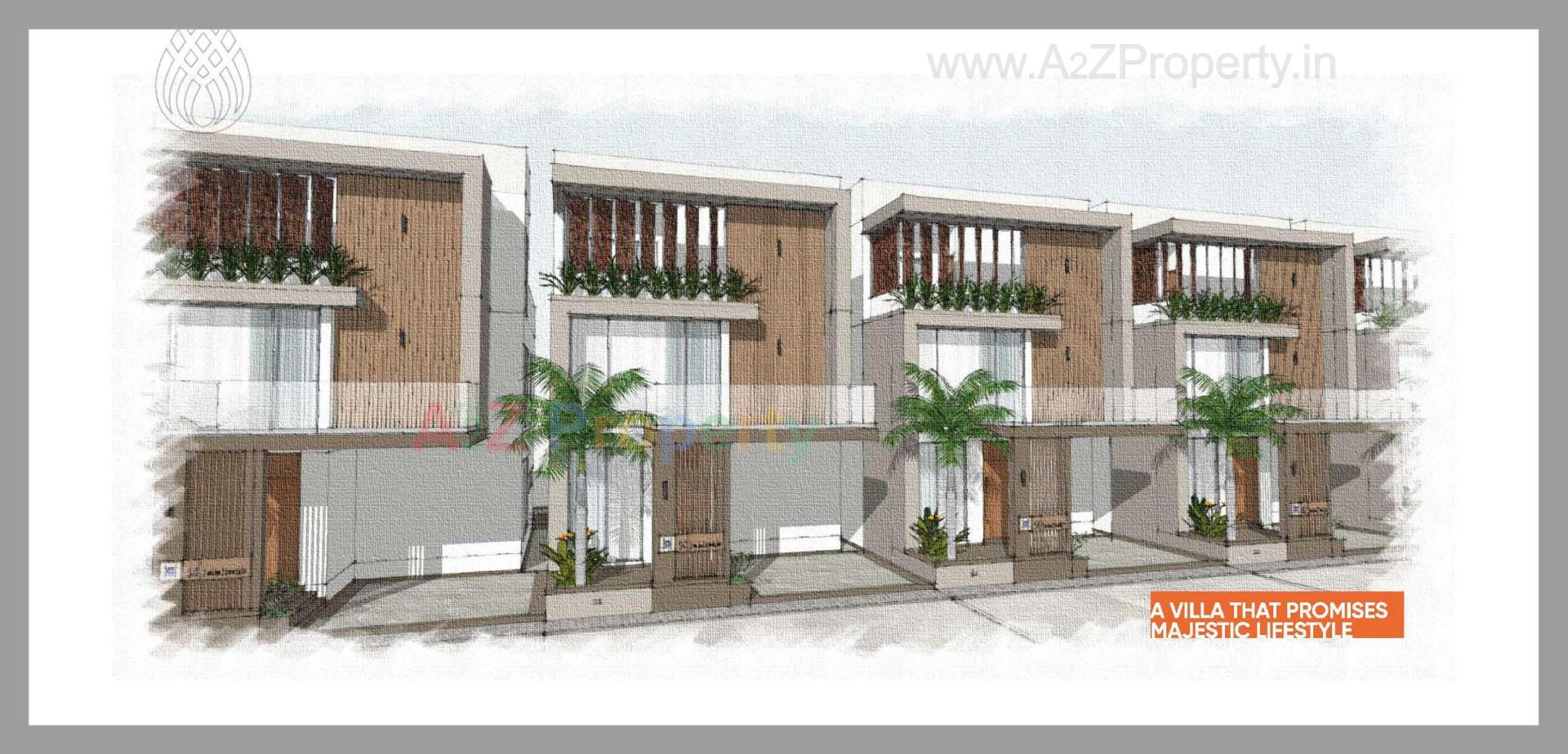 3D Elevation of real estate project Lotus Lifestyle located at Vemali, Vadodara, Gujarat