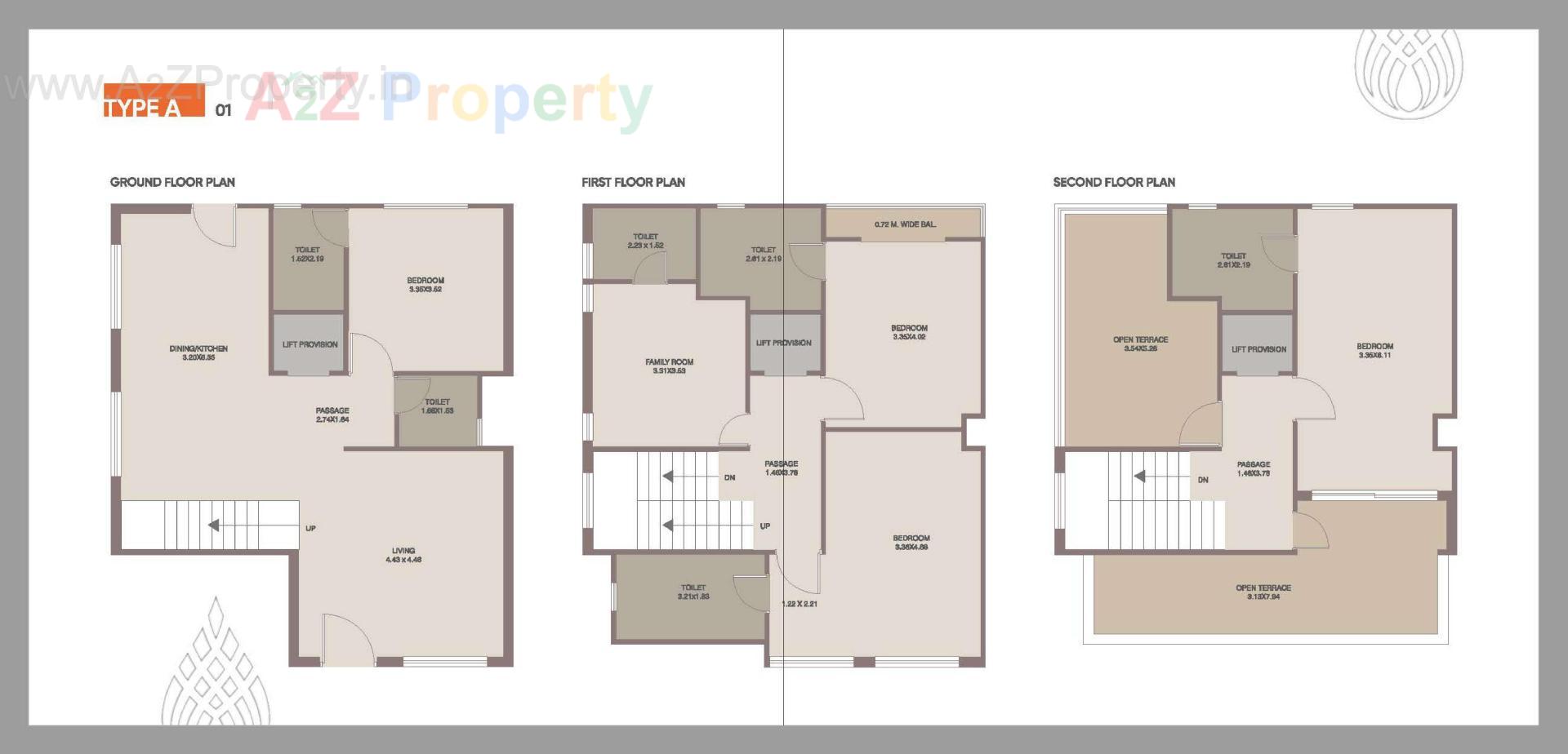 Layout of real estate project Lotus Lifestyle located at Vemali, Vadodara, Gujarat