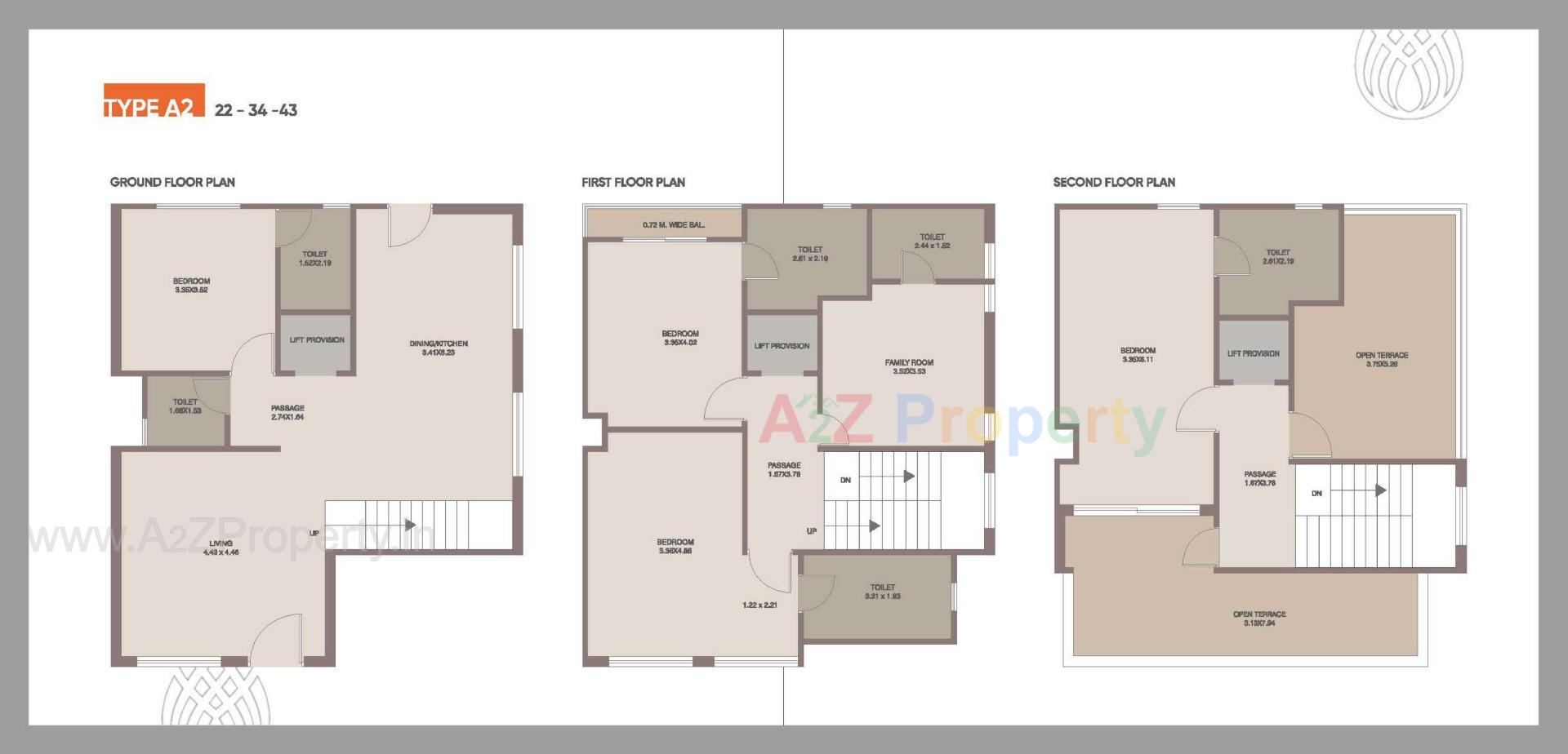 Layout of real estate project Lotus Lifestyle located at Vemali, Vadodara, Gujarat