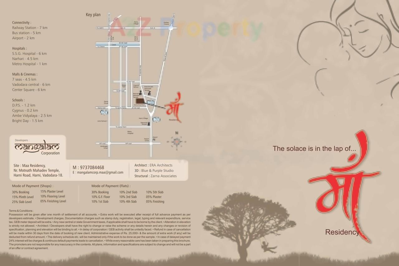  of real estate project Maa Residency located at Harni, Vadodara, Gujarat