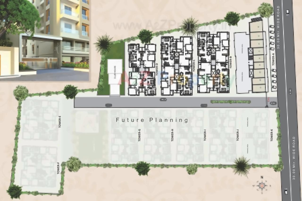  of real estate project Maa Residency located at Harni, Vadodara, Gujarat