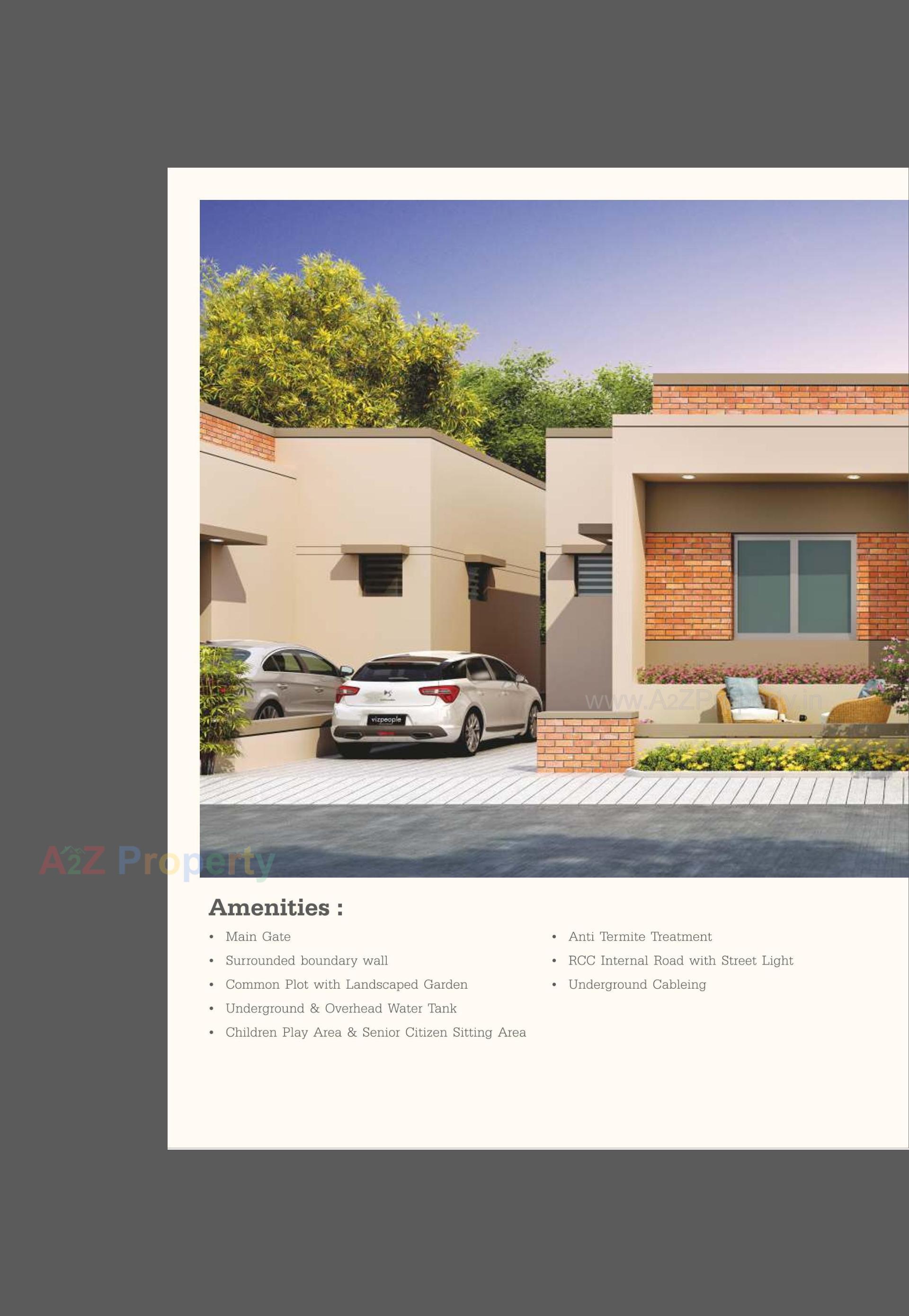 3D Elevation of real estate project Maa Tenaments located at Chikhodra, Vadodara, Gujarat