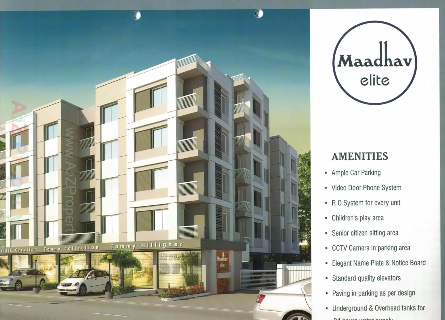 3D Elevation of real estate project Maadhav Elite located at Bhayli, Vadodara, Gujarat