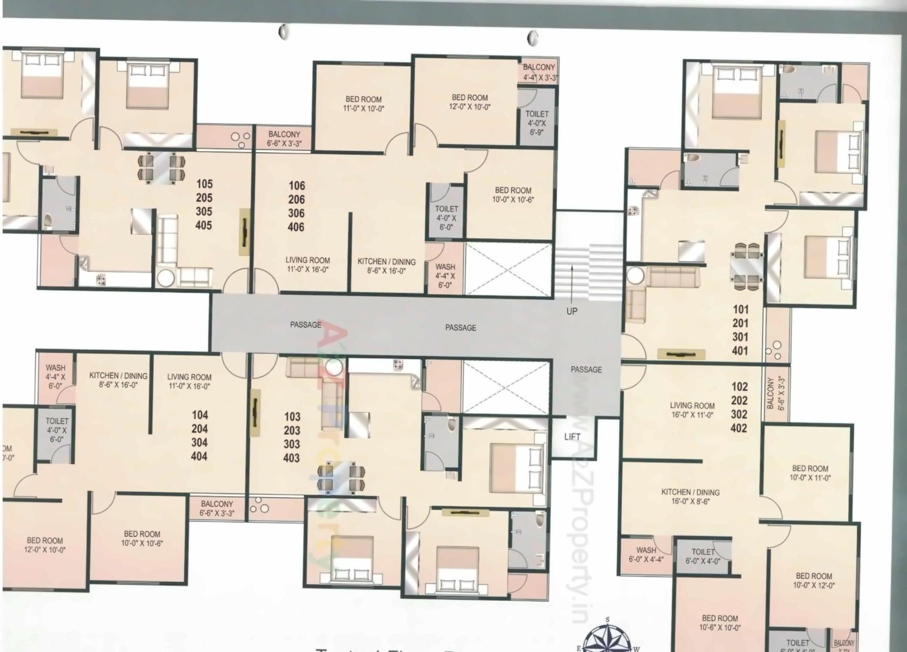 Layout of real estate project Maadhav Elite located at Bhayli, Vadodara, Gujarat
