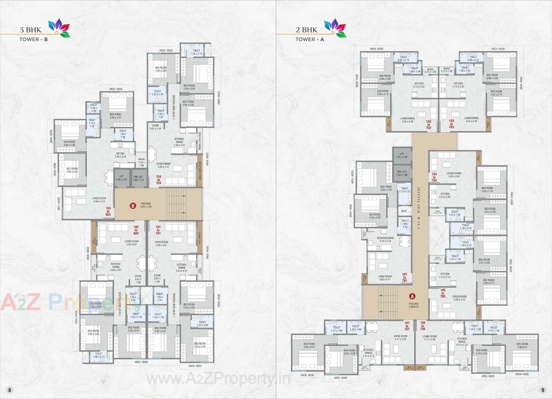 Layout of real estate project Madhavam Orchid located at Danteshwar, Vadodara, Gujarat