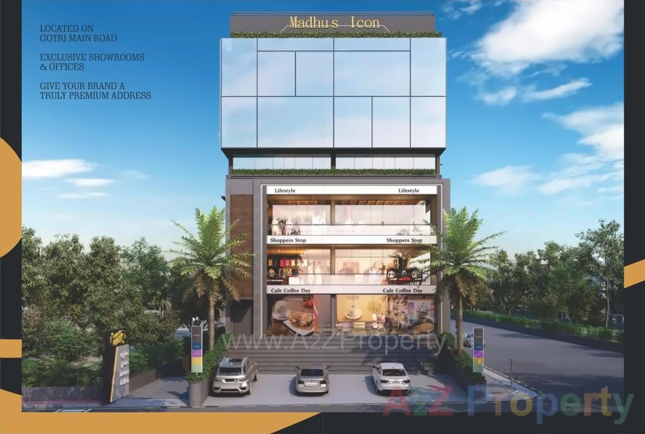 3D Elevation of real estate project Madhu's Icon located at Gotri, Vadodara, Gujarat