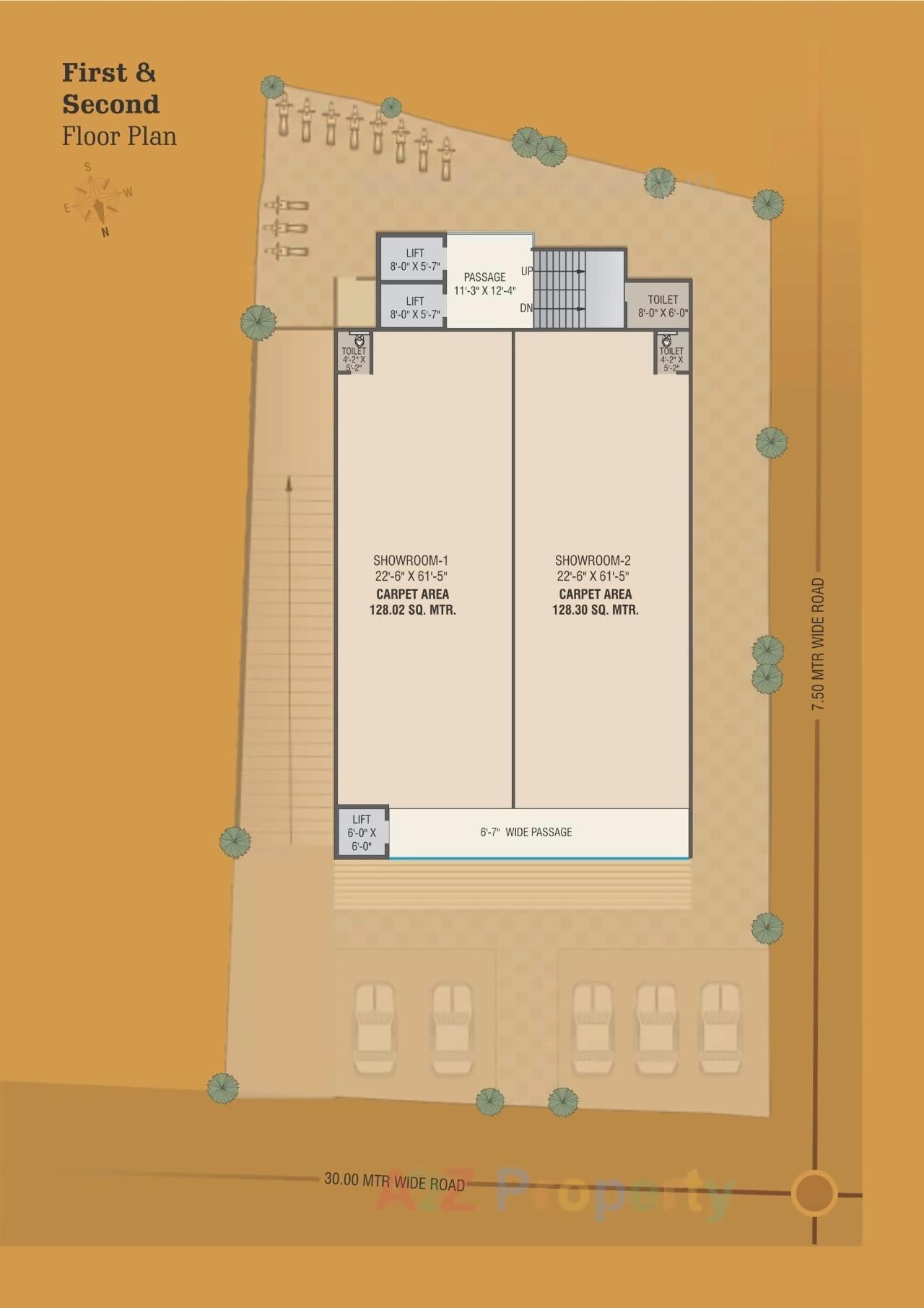 Layout of real estate project Madhu's Icon located at Gotri, Vadodara, Gujarat