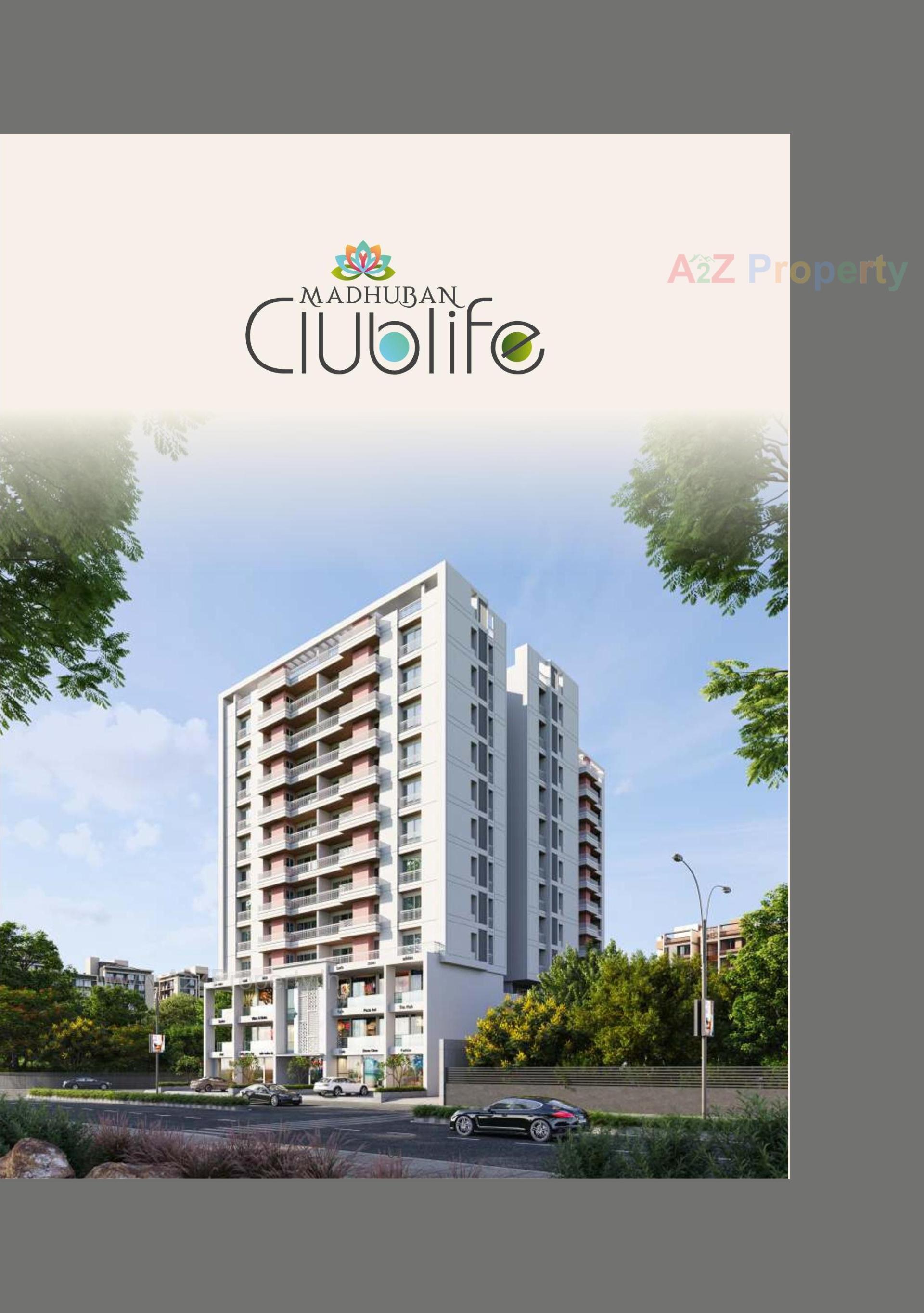 3D Elevation of real estate project Madhuban Clublife located at Bapod, Vadodara, Gujarat