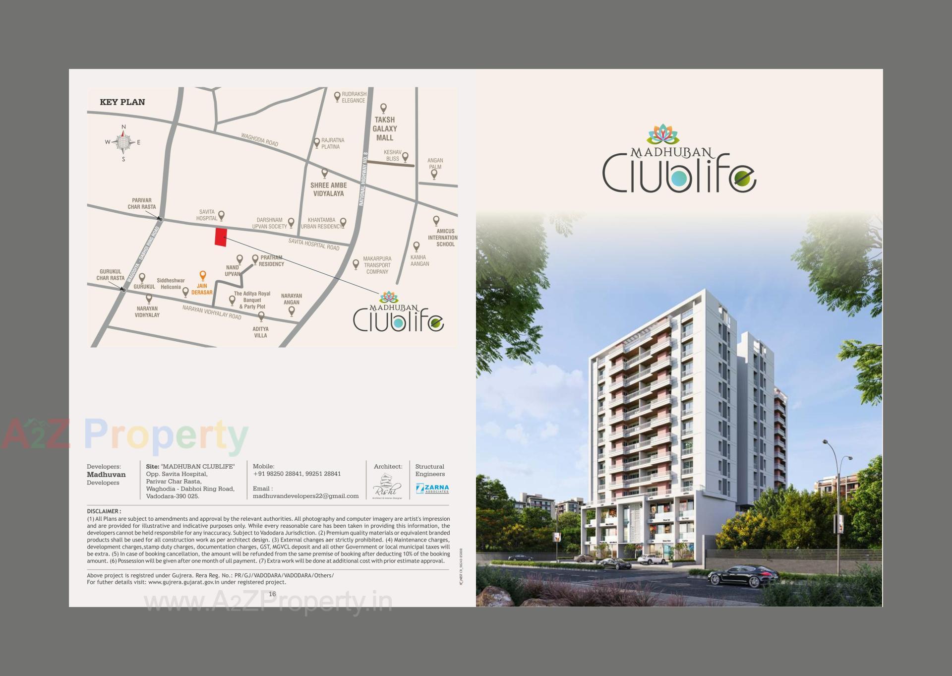  of real estate project Madhuban Clublife located at Bapod, Vadodara, Gujarat