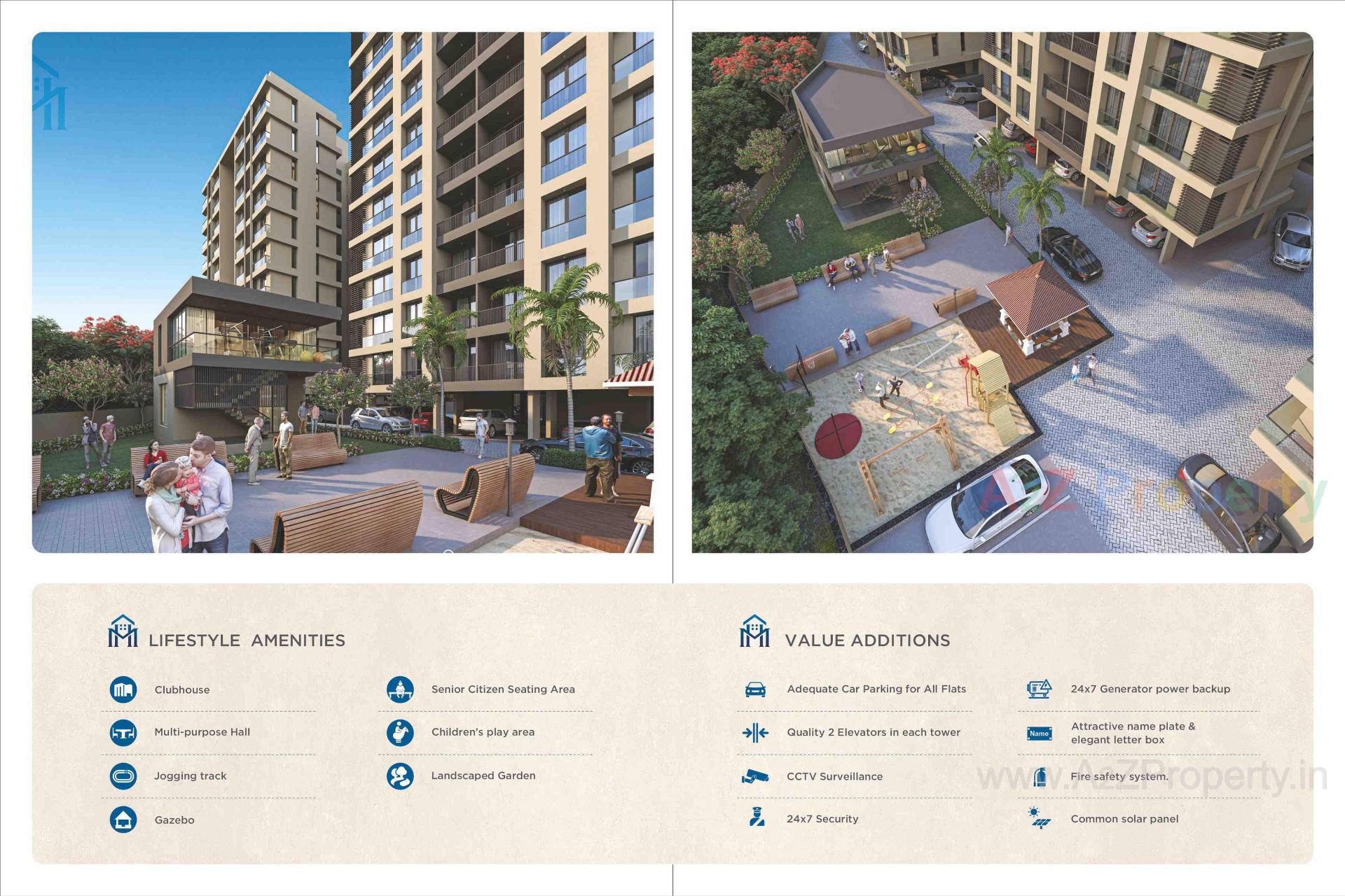  of real estate project Madhuhar Palladium located at Gotri, Vadodara, Gujarat