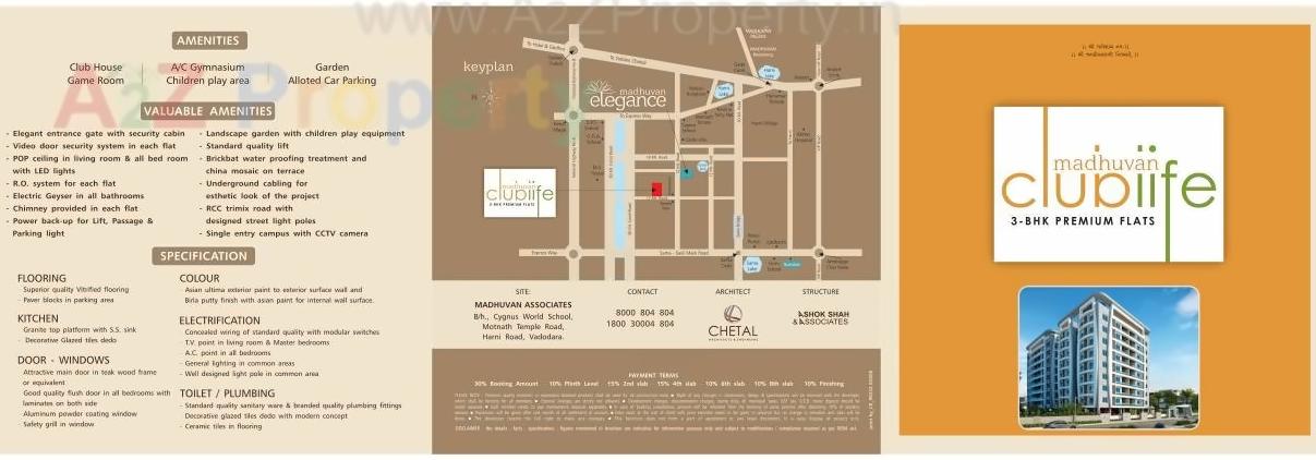  of real estate project Madhuvan Clublife located at Harni, Vadodara, Gujarat