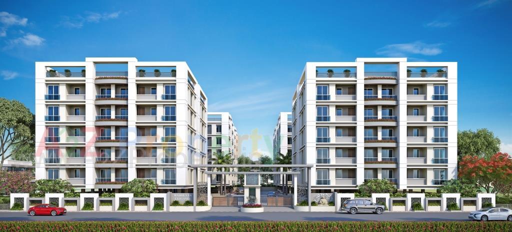 3D Elevation of real estate project Madhuvan Elegance located at Harni, Vadodara, Gujarat