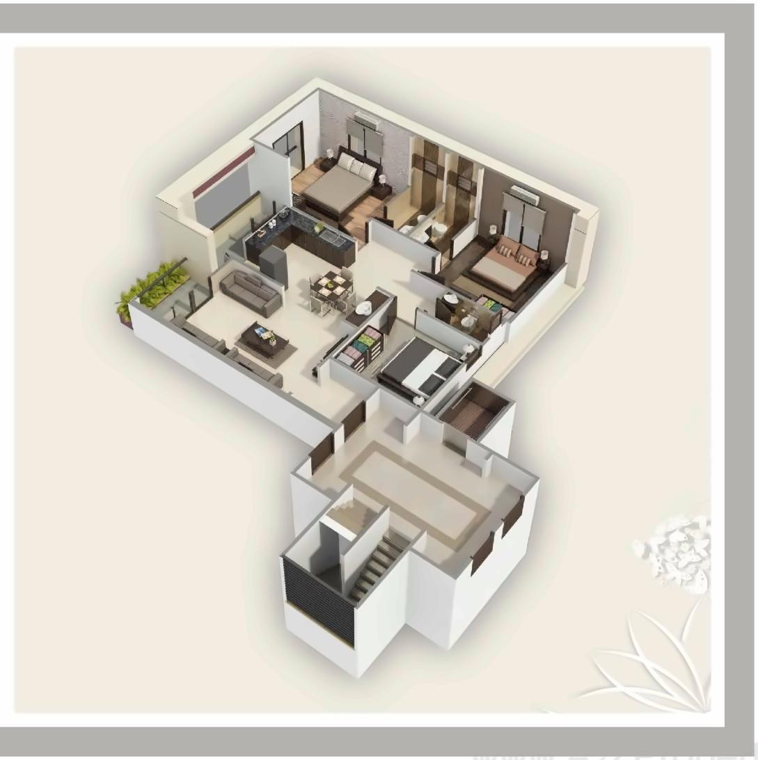 Layout of real estate project Madhuvan Elegance located at Harni, Vadodara, Gujarat