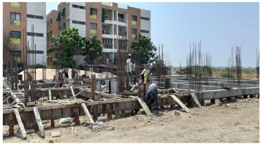 165744_const of real estate project Madhuvan Palace located at Harni, Vadodara, Gujarat